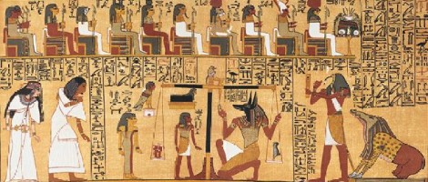 Scene from the Book of the Dead, Papyrus of Ani